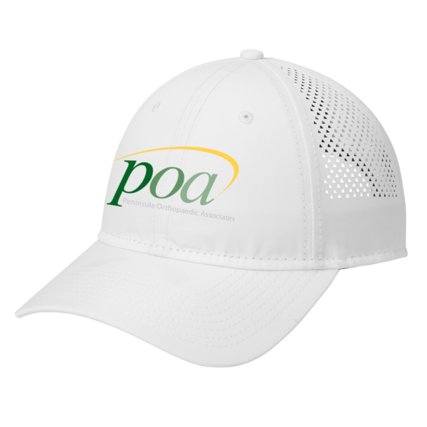 New Era Perforated Performance Cap in White