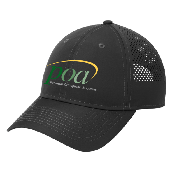 New Era Perforated Performance Cap in Black