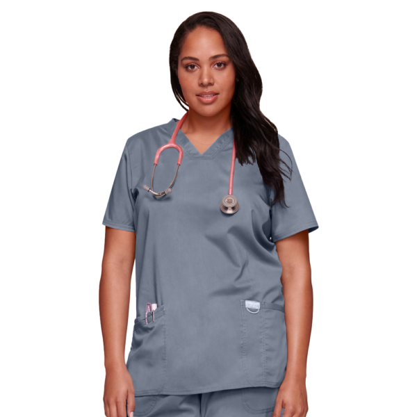 Revolution by Cherokee Workwear Women's V-Neck Solid Scrub Top