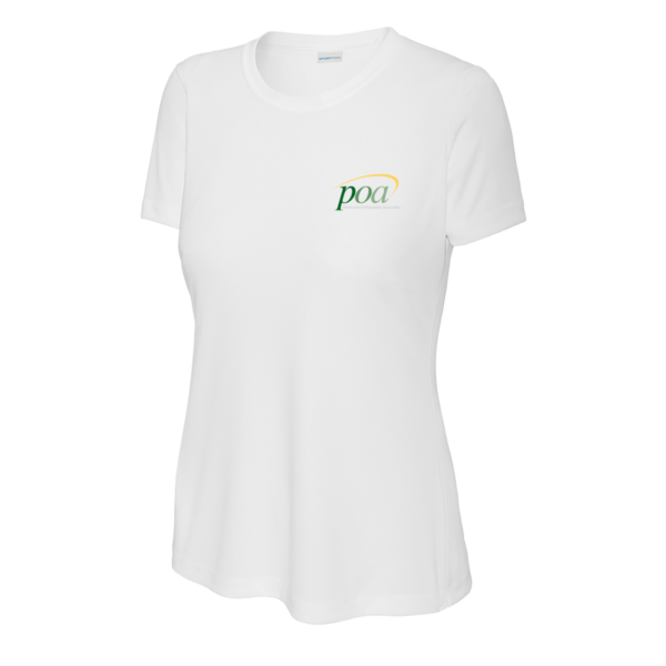 Sport-Tek Ladies PosiCharge Competitor Tee in White