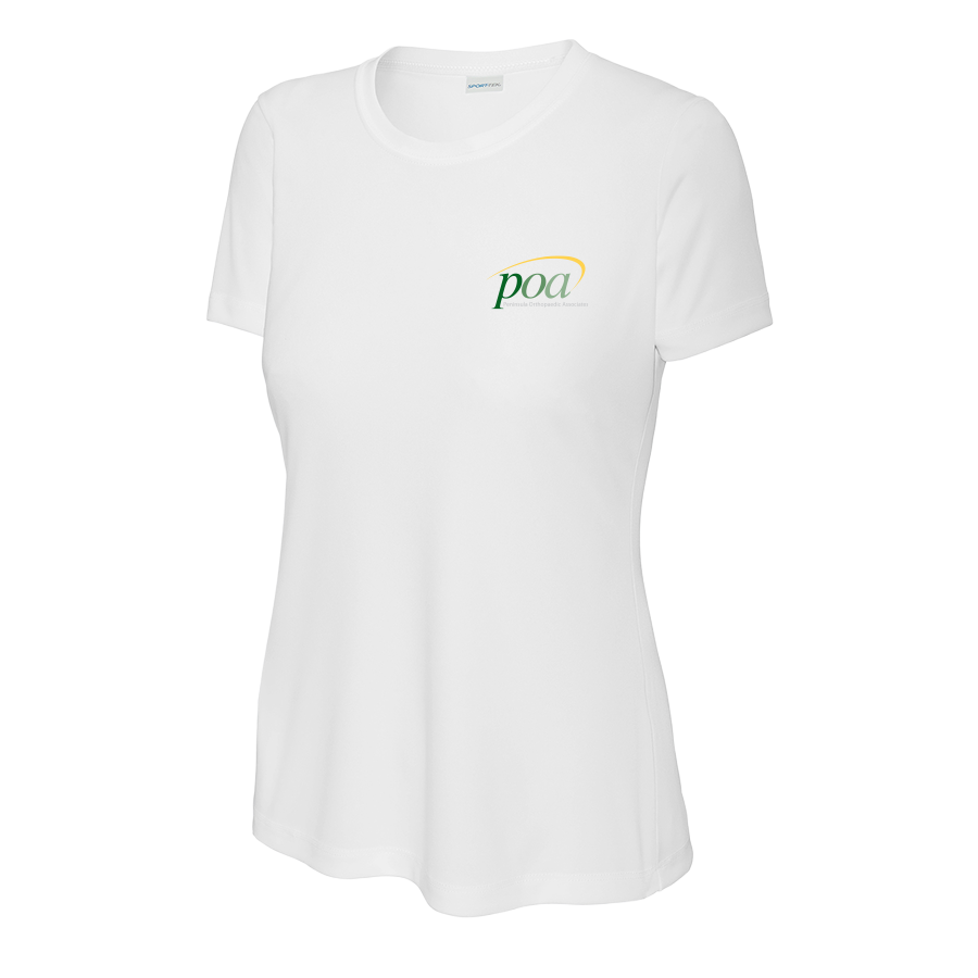 Sport-Tek Ladies PosiCharge Competitor Tee in White - Image 1