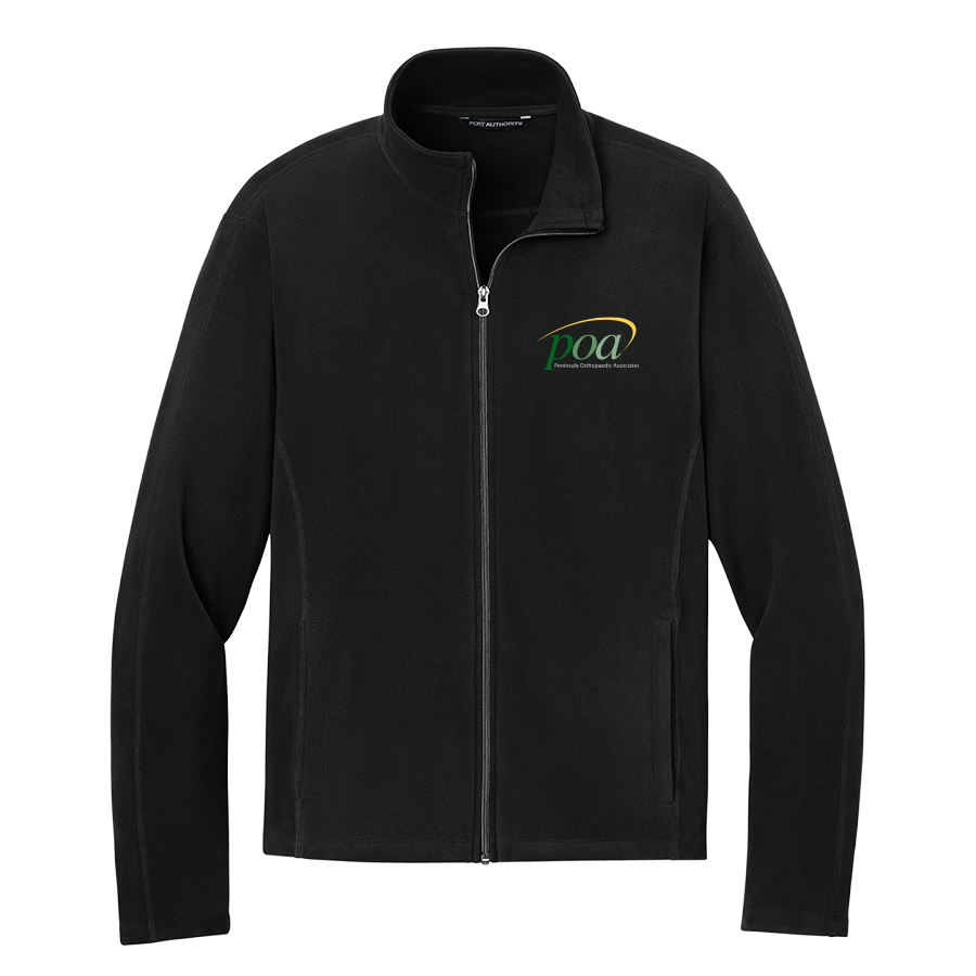 Port Authority Microfleece Jacket in Black - Image 1