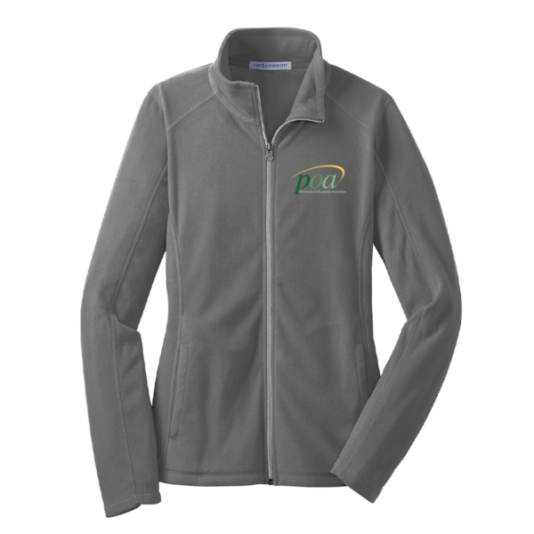 Port Authority Women's Microfleece Jacket in Pearl Grey
