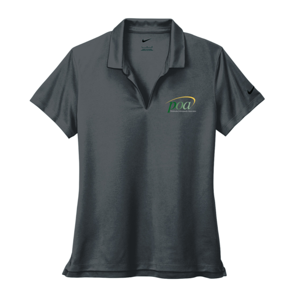 Nike Women's Dri-FIT Micro Pique 2.0 Polo in Anthracite