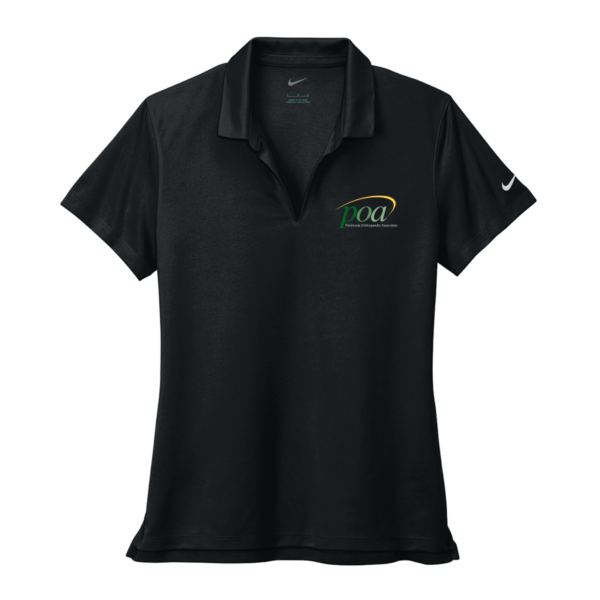 Nike Women's Dri-FIT Micro Pique 2.0 Polo in Black