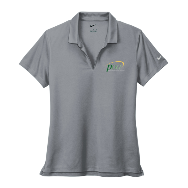 Nike Women's Dri-FIT Micro Pique 2.0 Polo in Cool Grey