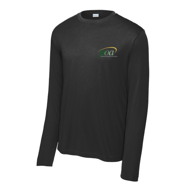 Sport-Tek Long Sleeve Tall PosiCharge Competitor Tee in Black