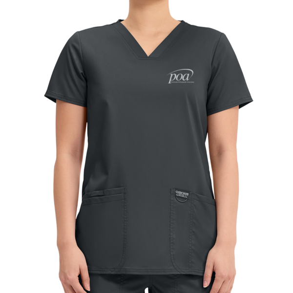 Women's V-Neck Top in Black